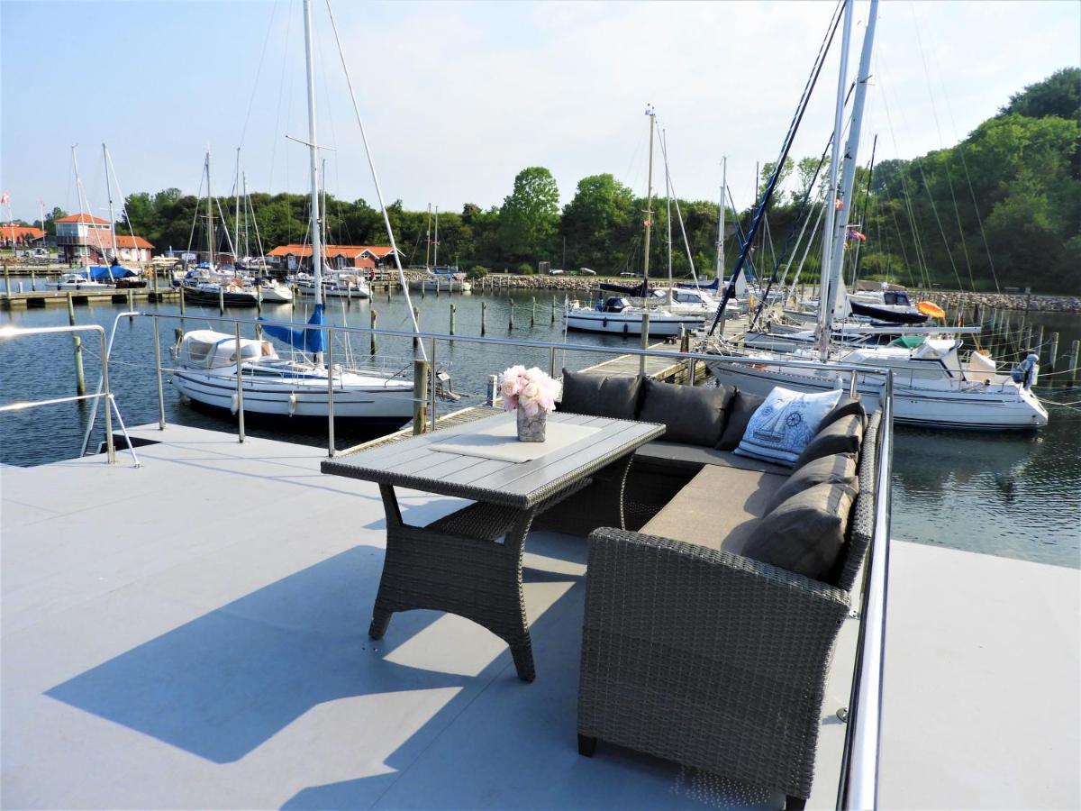 Hausboot-Lafe Flensburger Foerde Otel Egernsund Dış mekan fotoğraf