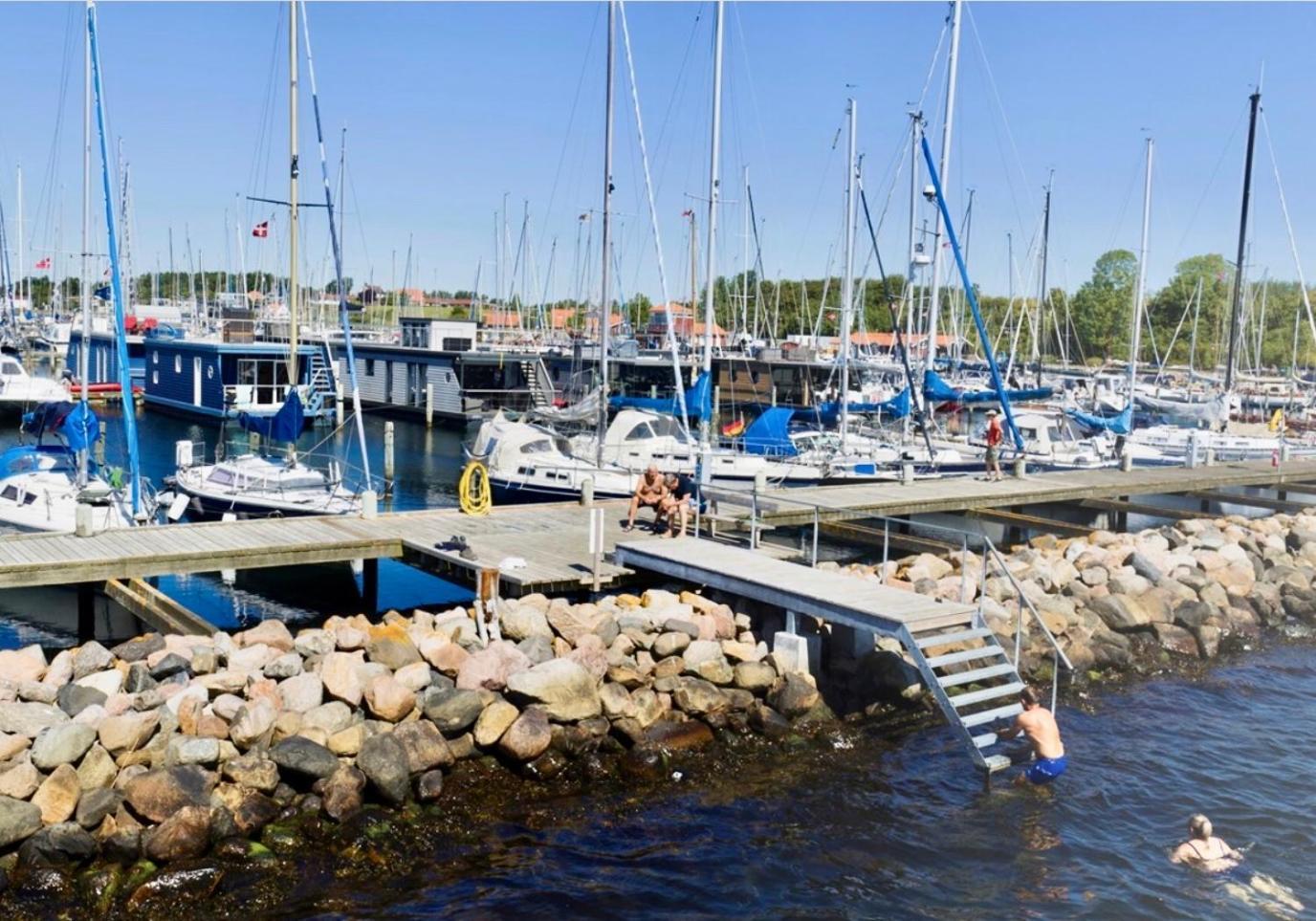 Hausboot-Lafe Flensburger Foerde Otel Egernsund Dış mekan fotoğraf